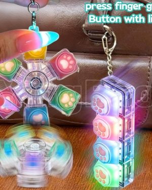 TECLADO DE COLORES CON DISEÑO DE SPINNER  $145